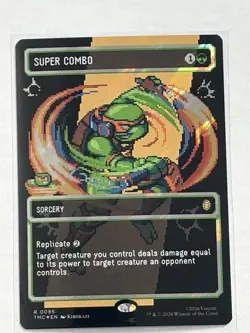Super Combo (Borderless Foil) Commander: Teenage Mutant Ninja Turtles Foil - Image 1