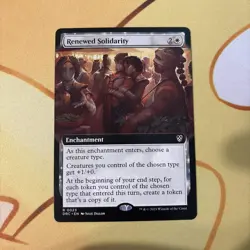 Renewed Solidarity (Extended Art) Commander: Aetherdrift Regular - Image 1