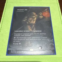 #0017 Donnie's Bo (Legendary Artifact — Equipment) (Foil) MTG: TMNT - Image 1