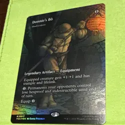 #0017 Donnie's Bo (Legendary Artifact — Equipment) (Foil) MTG: TMNT - Image 2