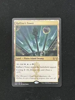 Raffine's Tower Streets of New Capenna Regular Magic the Gathering NM Land ! - Image 1