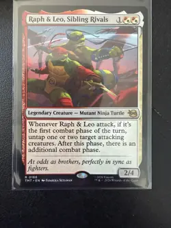Raph & Leo, Sibling Rivals 166 - NM - Teenage Mutant Ninja Turtles - MTG - Image 1