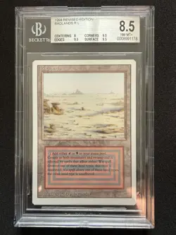 1994 MTG Revised BADLANDS Dual Land - BGS 8.5 NM-MT+ - Image 1