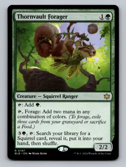 Thornvault Forager R Bloomburrow 197 NM - Image 1