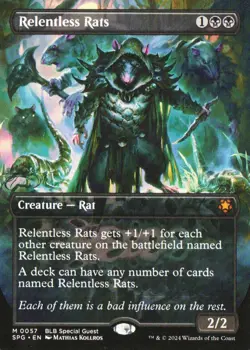 Relentless Rats (Borderless) M Special Guests 57 NM - Image 1