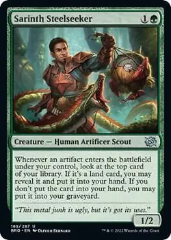 Sarinth Steelseeker 189 MTG The Brothers' War Uncommon NP - Image 1