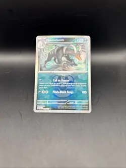 Pokemon Houndoom 063/131 Sv: Prismatic Evolutions Master Ball Pattern Holo - Image 1