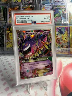 POKEMON MEGA GENGAR EX 35/119 2014 XY PHANTOM FORCES PSA GRADE 8 - Image 1