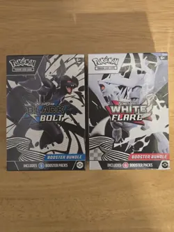 Pokemon TCG Black Bolt & White Flare Booster Bundle – Set of 2 – Factory Sealed - Image 1
