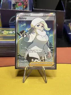 Pokemon Melony 195/198 Sword & Shield Chilling Reign Ultra Rare Full Art Holo MP - Image 1