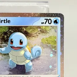 Squirtle 048 Holo 151 Pokemon Cosmo Black Star Promo Scarlet & Violet NM - Image 3