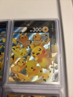 POKEMON! Pikachu V-Union SwSH Black Star Promo Set of 4 - Image 3
