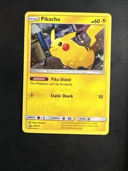 Pikachu -NM- SM157 Sun & Moon Black Star Promo Holo Pokemon TCG NM-M - Image 1