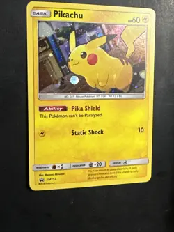 Pikachu -NM- SM157 Sun & Moon Black Star Promo Holo Pokemon TCG NM-M - Image 2
