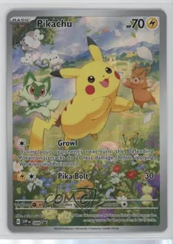 Pikachu (Paldea Adventure Chest) Holo Pokemon Scarlet & Violet Black Star Promo - Image 1