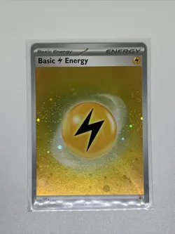 Pokemon Lightning Energy Cosmos Holo SVE 004 MEW 151 NM! - Image 1