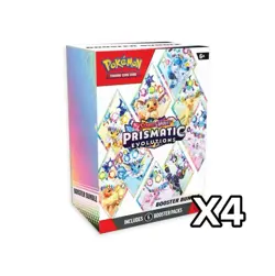 X4 Pokemon Prismatic Evolutions Booster Bundle Boxes Lot Of 4 - Image 1