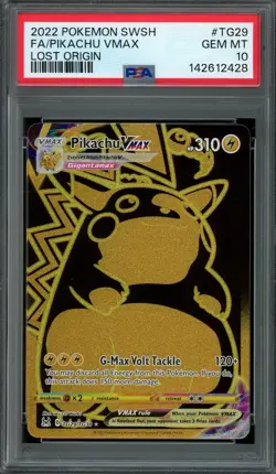 Pikachu VMAX Pokemon 2022 SWSH Lost Origin Trainer Gallery TG29/TG30 PSA 10 - Image 1