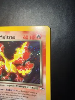 Pokemon Rocket's Moltres Holo Rare Gym Heroes 12/132 Unlimited 2000 - Image 3