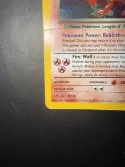 Pokemon Rocket's Moltres Holo Rare Gym Heroes 12/132 Unlimited 2000 - Image 5