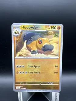 Pokemon Hippowdon 053/131 Sv: Prismatic Evolutions Master Ball Holo - Image 1