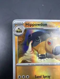 Pokemon Hippowdon 053/131 Sv: Prismatic Evolutions Master Ball Holo - Image 2