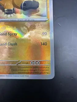 Pokemon Hippowdon 053/131 Sv: Prismatic Evolutions Master Ball Holo - Image 5