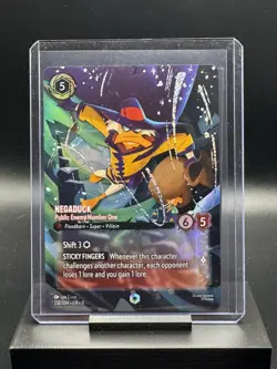 Disney Lorcana Negaduck Public Enemy Number One Enchanted Winterspell 232/204 - Image 1