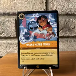 Lilo & Stitch Ohana Means Family Action Disney Lorcana The First Chapter 32/204 - Image 1
