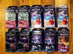 (Lot Of 10) Disney Lorcana TCG The First Chapter & Floodborn Starter Deck NEW - Image 1