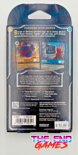 Disney Lorcana TCG - Rise of the Floodborn - Amber & Sapphire Sealed - Image 2