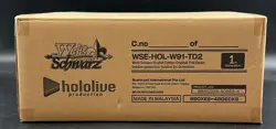 Weiss Schwarz TCG Hololive Production 1st Generation Trial Deck+ Sealed Case - Image 1