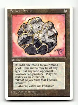 Fellwar Stone Fourth Edition #337 Magic the Gathering - Image 1
