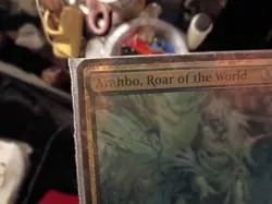 MTG Arahbo, Roar of the World - Oversized Foil Commander 2017 35/309 Foil Mythic - Image 5