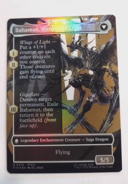 Dion, Bahamut's Dominant (Borderless) FOIL - FINAL FANTASY - EN - R 0376 - Image 2