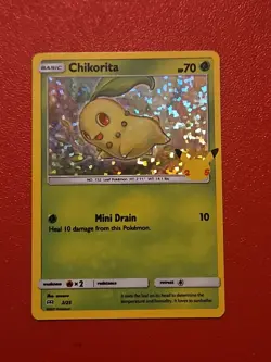 Chikorita McDonalds Pokemon Promo HOLO Card 2/25 - 25th Anniversary Pack Fresh! - Image 1