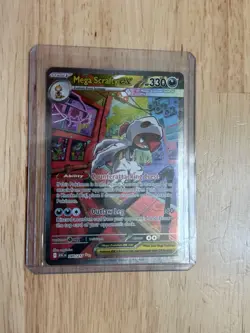 Mega Scrafty EX - Special Illustration Rare 285/217 Ascended Heroes Pokemon TCG - Image 1