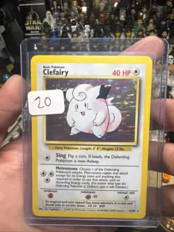 1999 Pokemon Clefairy 005/102 Base Set Holo *L2* - Image 1