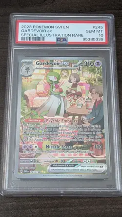 GARDEVOIR EX 2023 Pokemon 245/198 PSA 10 GEM MINT S&V Base Set ILLUSTRATION RARE - Image 1