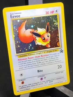 1999 Pokemon Eevee 11 Black Star Promo WOTC Holo Rare NM Vintage - Image 5