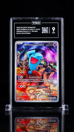 Team Rocket's Wobbuffet Pokemon Center PC #203 TAG 9 Promo Mint - Image 1
