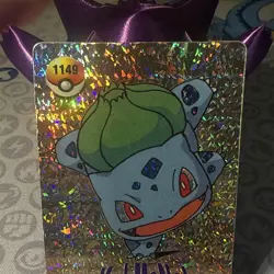 Vintage Vending Prism Bulbasaur Pocket Monsters Pokemon Sticker/Card #1149 - Image 2
