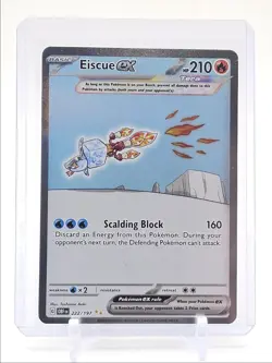 EISCUE EX 2023 POKEMON OBSIDIAN FLAMES SIR 222/197 Q5346 - Image 1