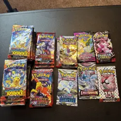 Lot of 53x Mixed Pokemon Packs from booster bundles Pokemon RESEALED RD!! - Image 1