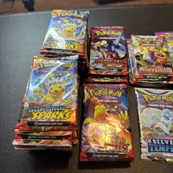 Lot of 53x Mixed Pokemon Packs from booster bundles Pokemon RESEALED RD!! - Image 2