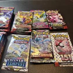 Lot of 53x Mixed Pokemon Packs from booster bundles Pokemon RESEALED RD!! - Image 3
