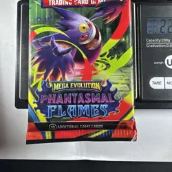 22.68g Mega Evolution Phantasmal Flames Pokemon Booster Pack - Sealed - Image 2