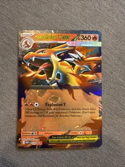 Mega Charizard Y Ex 030 Black Star Promo and Tin Pokemon TCG Cards - Image 1