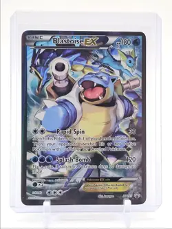 BLASTOISE EX 2016 POKEMON XY BLACK STAR PROMO FA #XY122 Q5346 - Image 1