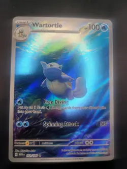 Pokemon Wartortle Scarlet & Violet 151 Illustration Rare 171/165 English Lp - Image 1
